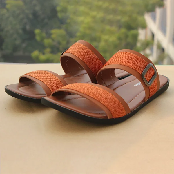 Men's Eco-Friendly Shoes Orange Slippers for men
