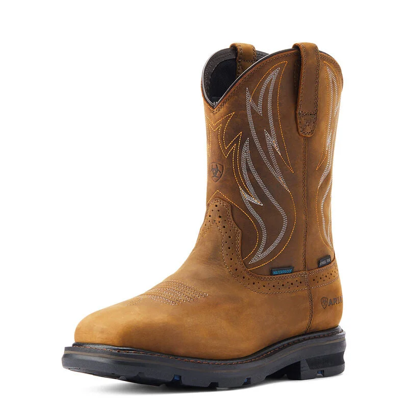 Men's Stylish Boots Ariat Sierra Shock Shield Waterproof Steel Toe Work Boot Style 10044544 Men's Stylish Boots Ariat Sierra Shock Shield Waterproof Steel Toe Work Boot Style 10044544
