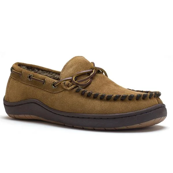 Men's Classic Shoes Tempur-Pedic Therman Slipper Chestnut Suede (Men's)