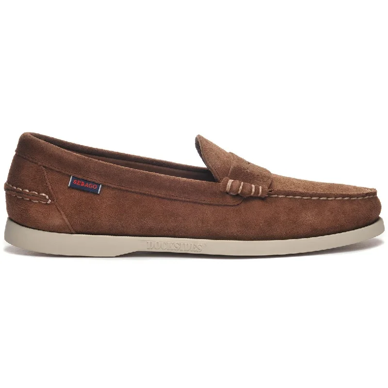 Men's Breathable Shoes Dan Boat Roughout - Dark Brown