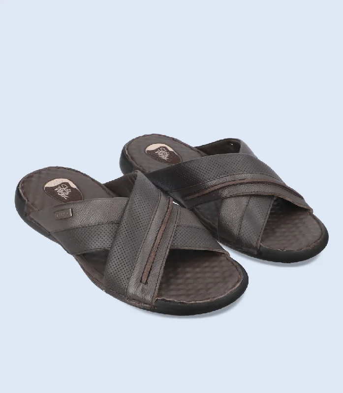 Men's Handcrafted Boots BM5500-ESPREESO-Men Slipper