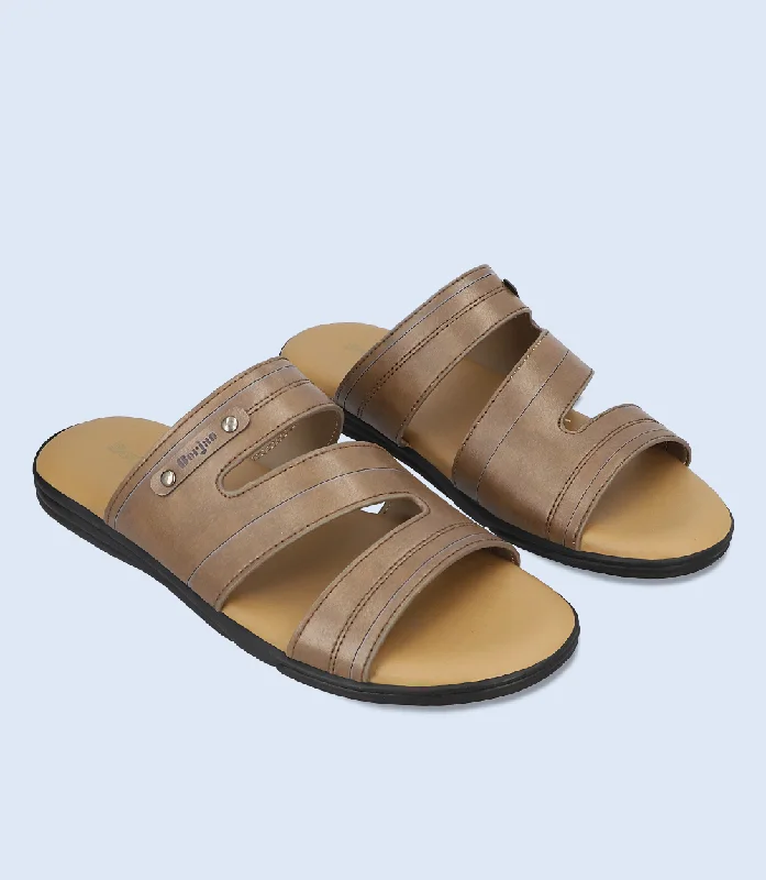 Clearance Sale On Men's Shoes BM6675-OLIVE-Men Slipper