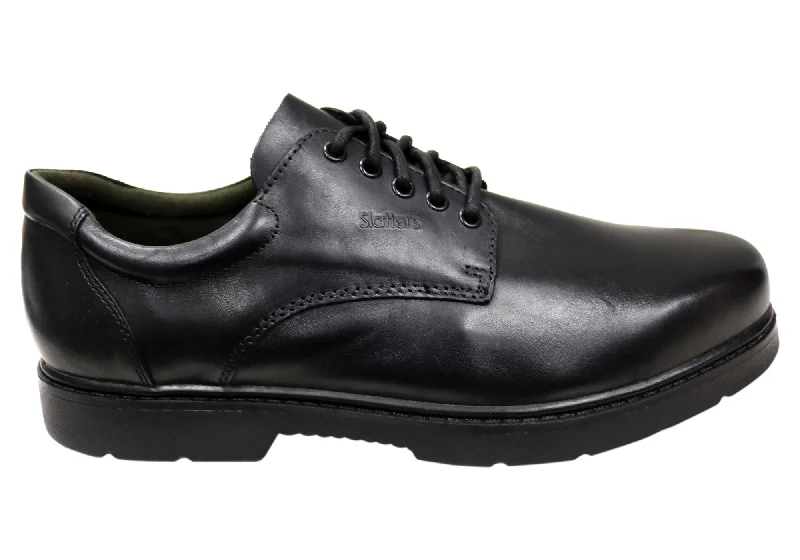 Men's Cushioned Shoes Slatters Trent Mens Comfortable Leather Lace Up Dress Shoes