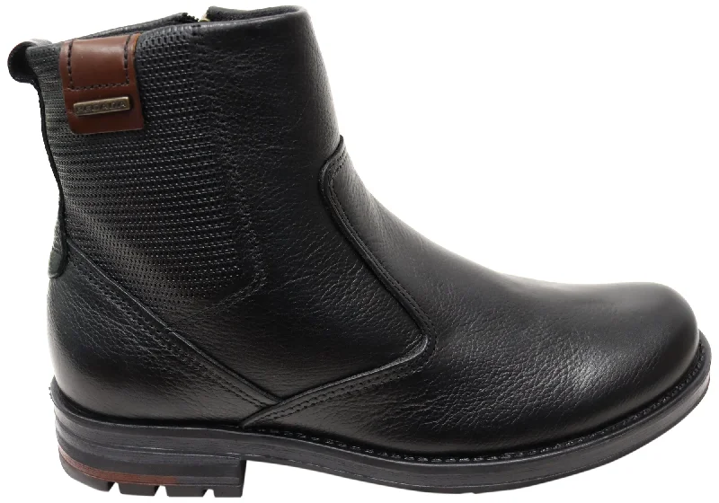 Men's Breathable Shoes Pegada Banjjo Mens Comfortable Leather Boots Made In Brazil