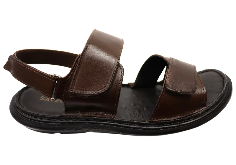 Men's Ultra-Light Boots Savelli Sebastian Mens Leather Adjustable Sandals Made In Brazil Men's Ultra-Light Boots Savelli Sebastian Mens Leather Adjustable Sandals Made In Brazil