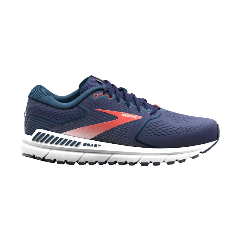 Men's Lightweight Boots Brooks Men's Beast 20 Running Shoes - Peacoat/Midnight/Red Men's Lightweight Boots Brooks Men's Beast 20 Running Shoes - Peacoat/Midnight/Red