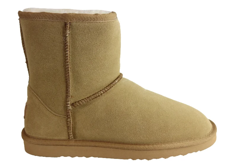 Men's Anti-Slip Boots Grosby Jackaroo Ugg Mens Warm Comfortable Boots With Sheepskin Lining Men's Anti-Slip Boots Grosby Jackaroo Ugg Mens Warm Comfortable Boots With Sheepskin Lining