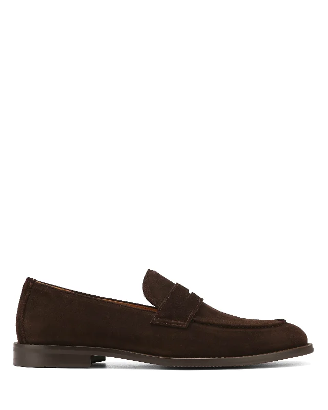 Men's Modern Shoes Ben Cafe Suede