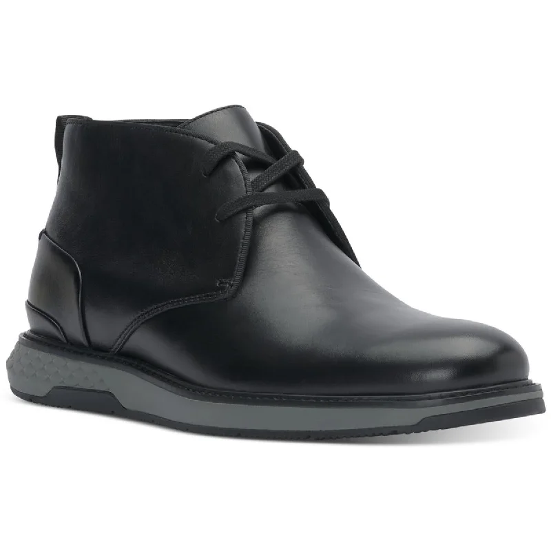 Men's Seamless Design Boots Vince Camuto Mens Soleh Leather Chukka Boots