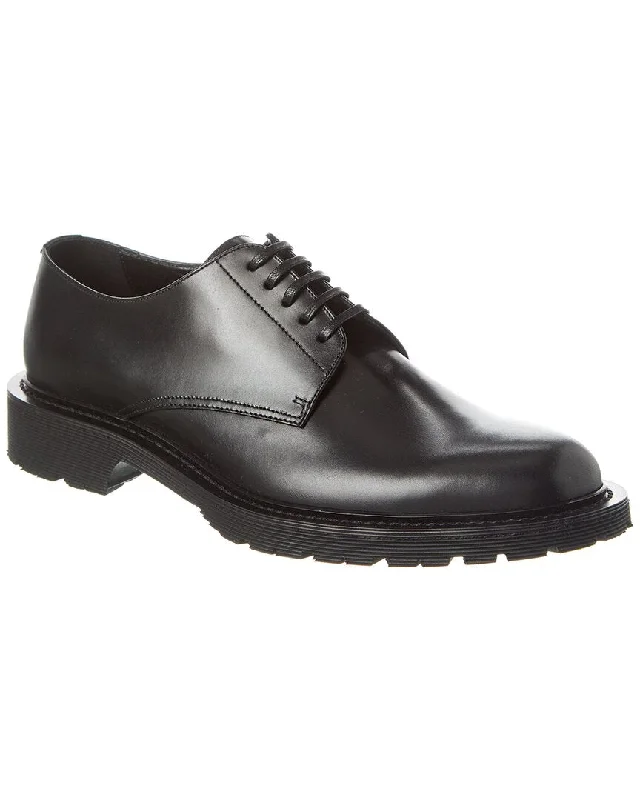 High-Quality Shoes Saint Laurent Army Leather Derby