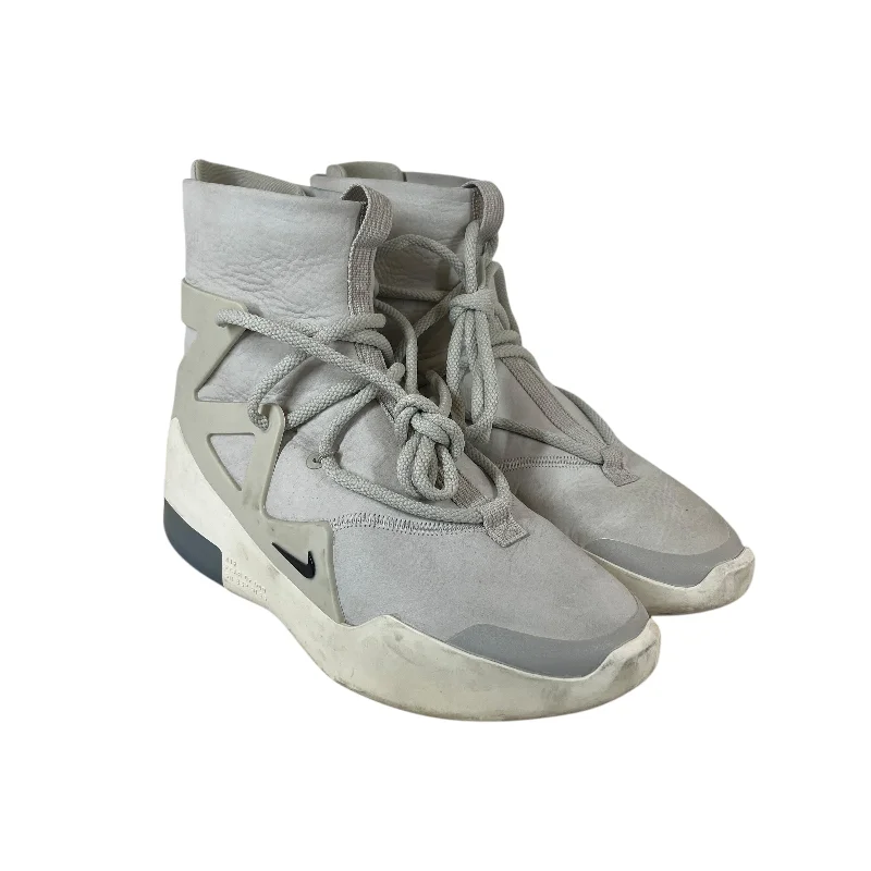Men's Seamless Design Boots NIKE/FEAR OF GOD/Hi-Sneakers/US 7/CRM/Fear Of God 1