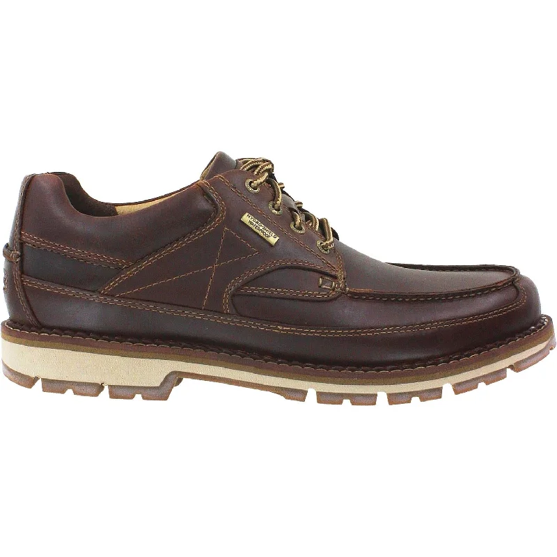 Limited-Time Shoe Discounts On Top Brands Men's Rockport Centry Moc Toe Oxford Brown Leather Limited-Time Shoe Discounts On Top Brands Men's Rockport Centry Moc Toe Oxford Brown Leather