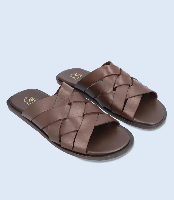 Men's Elegant Boots BM6188-ESPREESO-Men Slipper