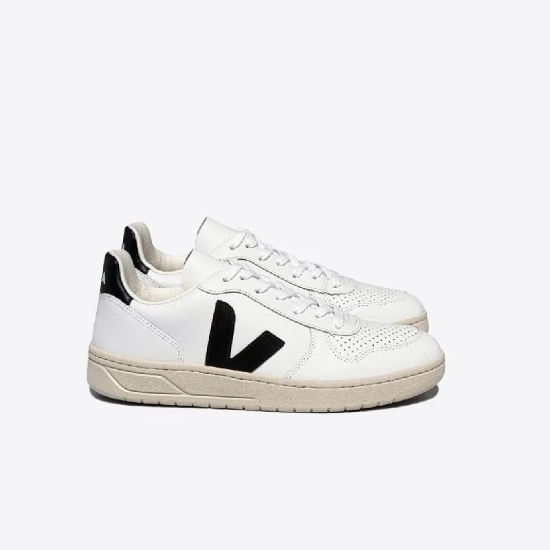 Men's Waterproof Shoes V-10 CWL Sneaker (White + Black)