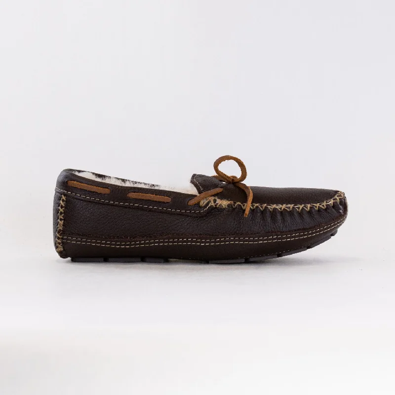 Men's Eco-Friendly Shoes Minnetonka 3752 Moc (Men's) - Chocolate Brown Leather