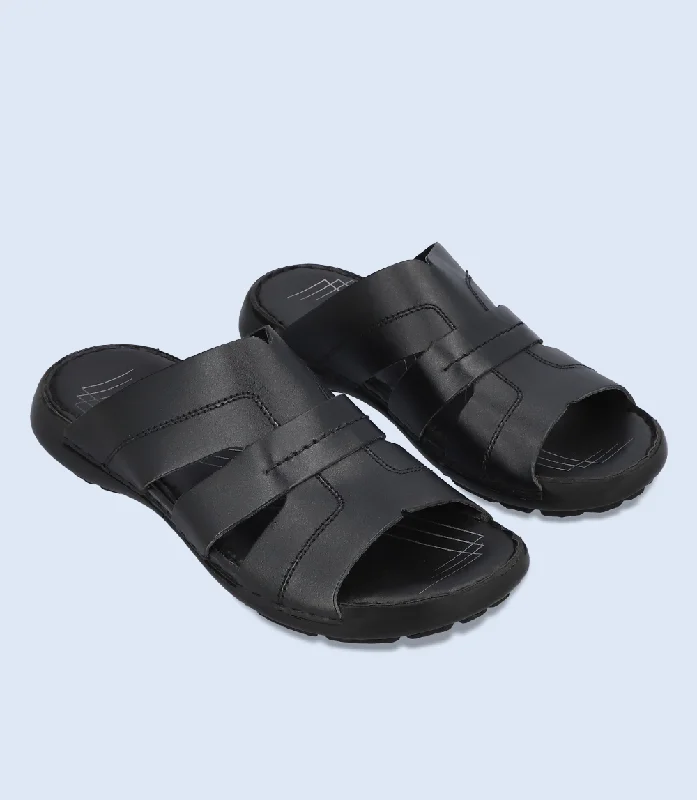 Men's Cushioned Shoes BM5831-BLACK-Men Slipper