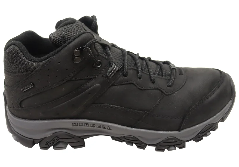 Men's Sporty Boots Merrell Mens Moab Adventure 3 Mid Waterproof Hiking Boots