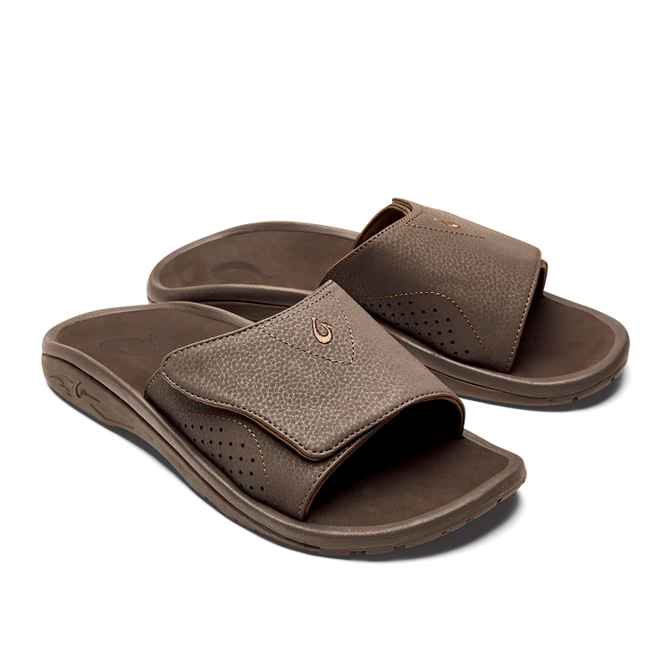 Men's Casual Shoes Olukai Nalu Slide Dk Java Men's