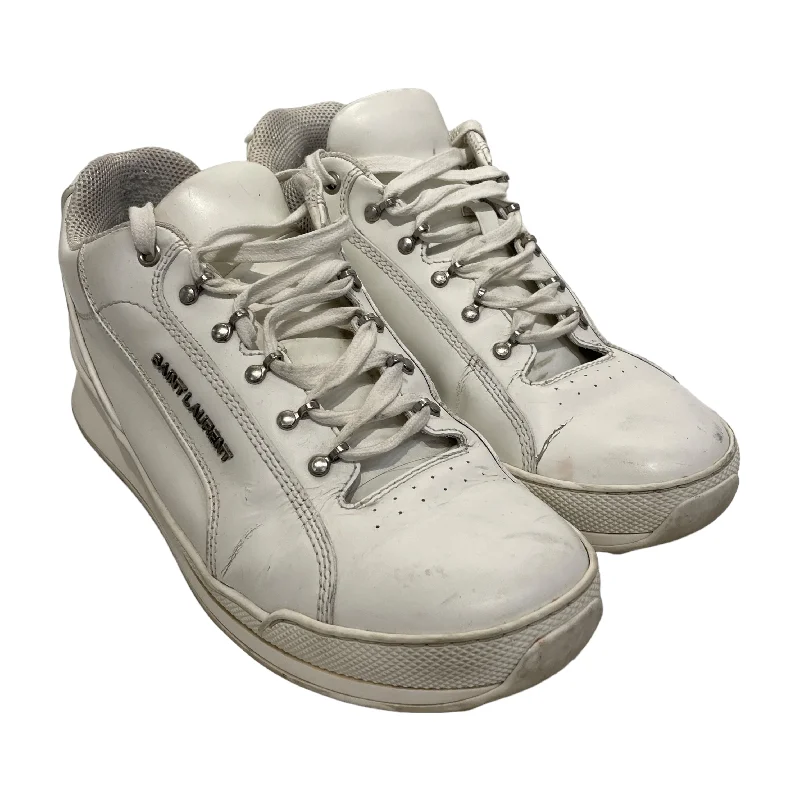 Men's Trendy Shoes SAINT LAURENT/Low-Sneakers/US 11/WHT/