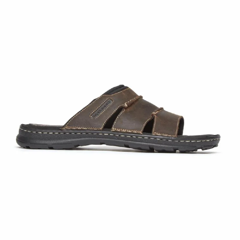 Men's All-Season Boots Rockport  Men's Darwyn Slide Brown M