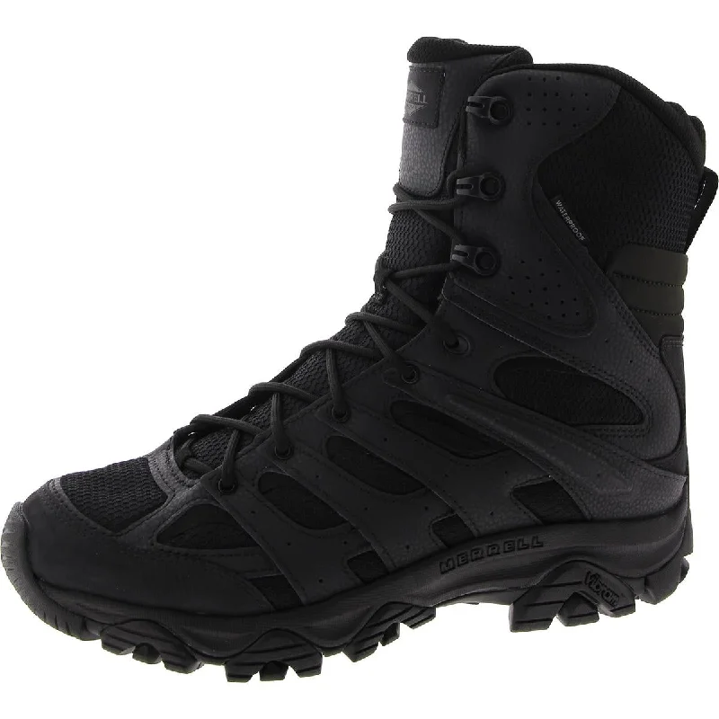 Men's Handcrafted Shoes Merrell Mens Leather Lugged Sole Hiking Boots