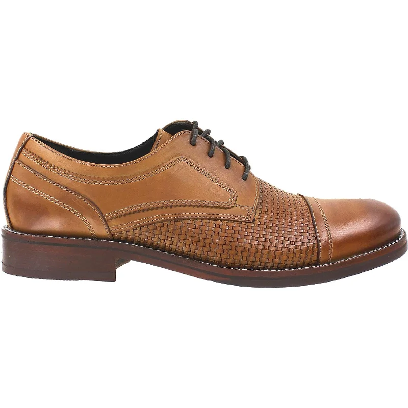 Biggest Shoe Sale Of The Year Men's Rockport Wyat Cap Toe Cognac Leather
