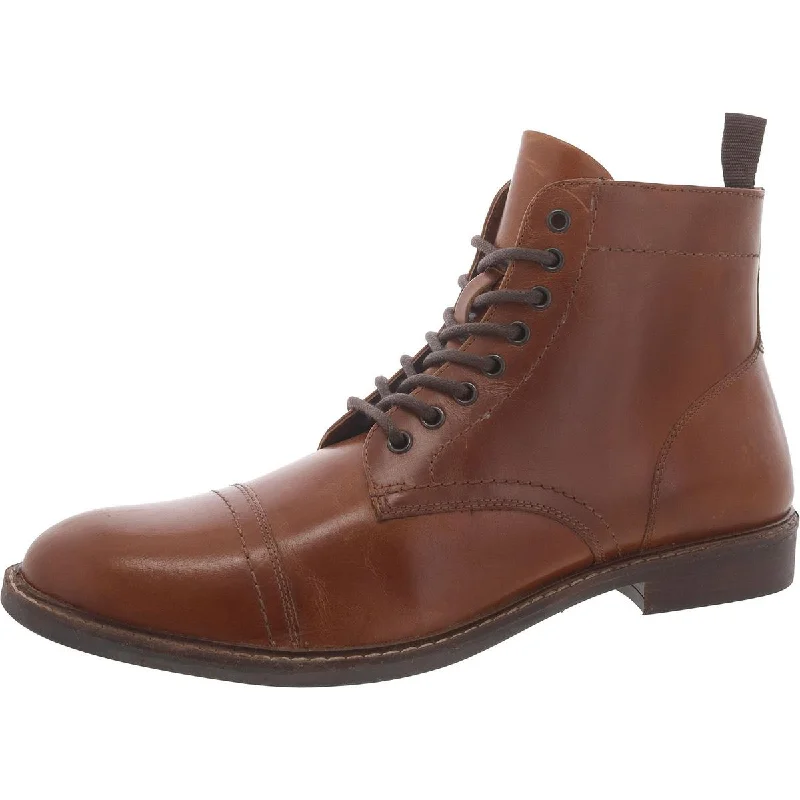 Men's Breathable Boots Steve Madden Mens Lingard Leather Ankle Combat & Lace-Up Boots Men's Breathable Boots Steve Madden Mens Lingard Leather Ankle Combat & Lace-Up Boots