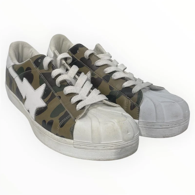 Elegant Shoes For Formal Events BAPE STA!/Low-Sneakers/US 13.5/Multicolor/
