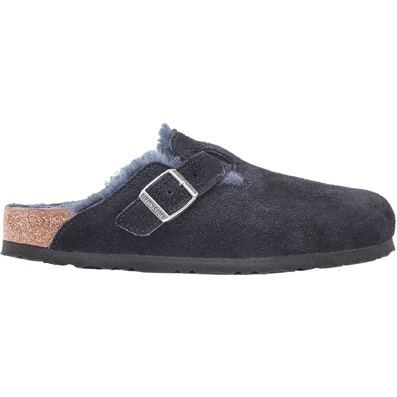 Grab Your Favorite Shoes At The Lowest Prices Unisex Birkenstock Boston Shearling Midnight Suede Grab Your Favorite Shoes At The Lowest Prices Unisex Birkenstock Boston Shearling Midnight Suede