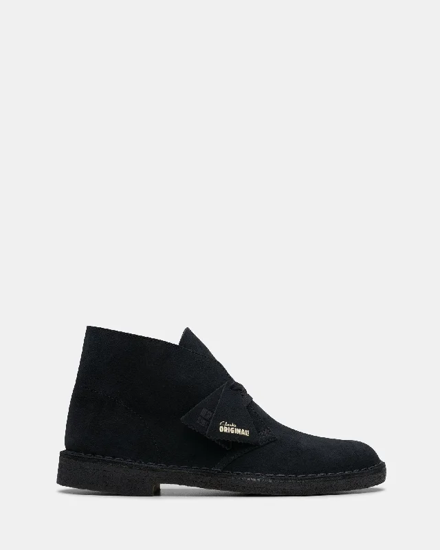 Men's All-Day Wear Boots Desert Boot (M) Black Suede Iii