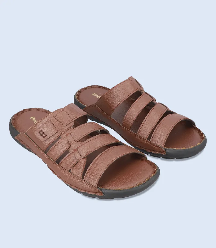 Unbeatable Prices On Top-Brand Shoes BM5527-BROWN-Men Slipper