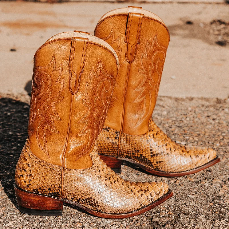 Men's Ultra-Light Boots Marshall - Canary Python