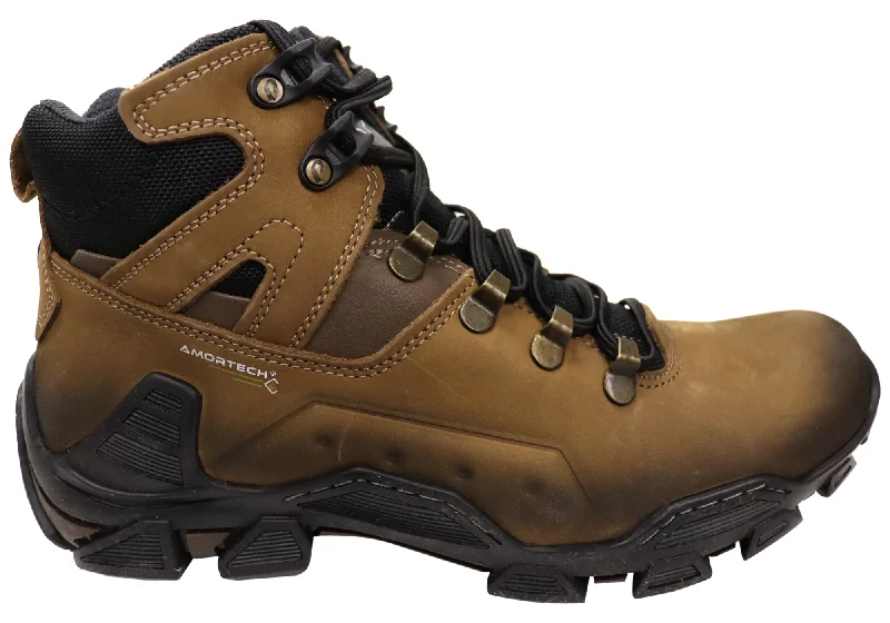 Men's Eco-Friendly Boots Pegada Harness Mens Comfortable Leather Boots Made In Brazil