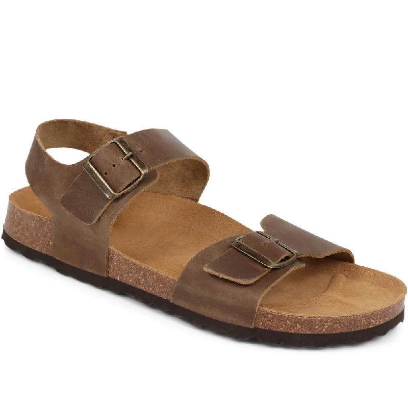 Shop Now For Limited-Time Footwear Deals Woburn Leather Sandals - WOBURN / 325 468