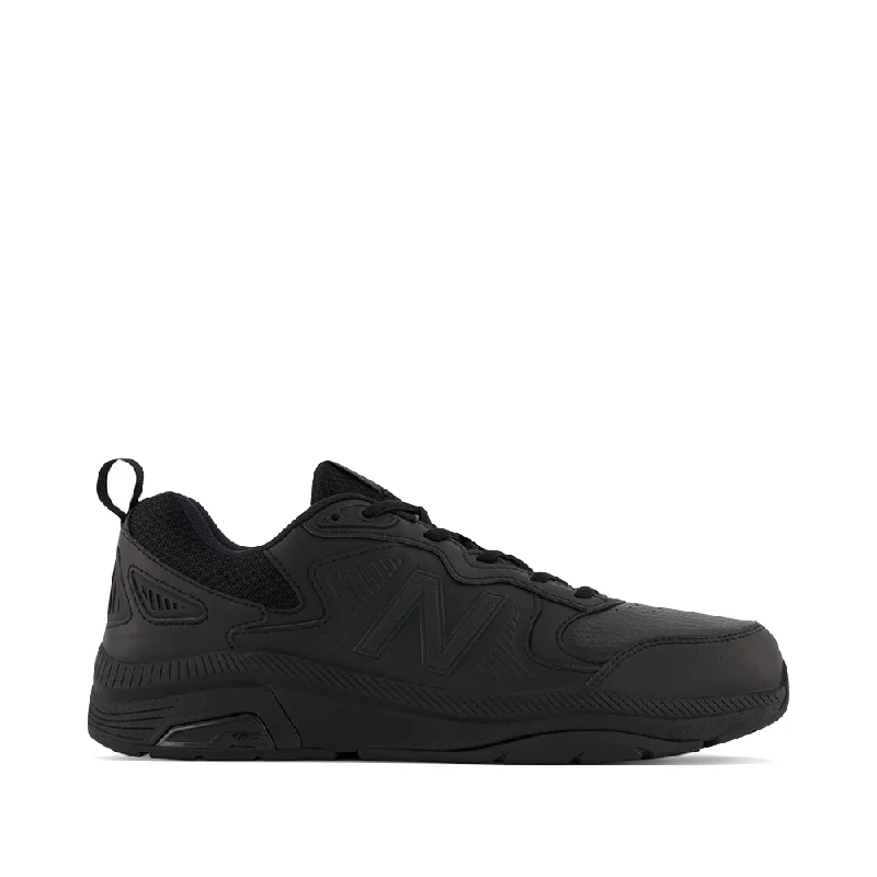 Men's Shock-Resistant Shoes New Balance Men's MX857V3 Slip Resistant Sneaker in Black Men's Shock-Resistant Shoes New Balance Men's MX857V3 Slip Resistant Sneaker in Black