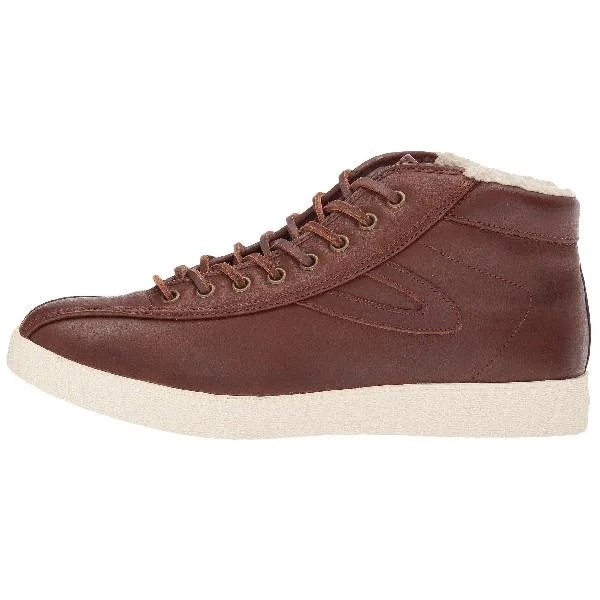 Stylish Shoes For Men Nylite HI2 Leather Sneaker (Saddle)