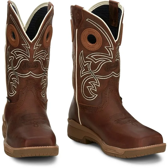 Men's Versatile Shoes JUSTIN MENS NITREAD COMPOSITE TOE WORKBOOTS STYLE CR3201
