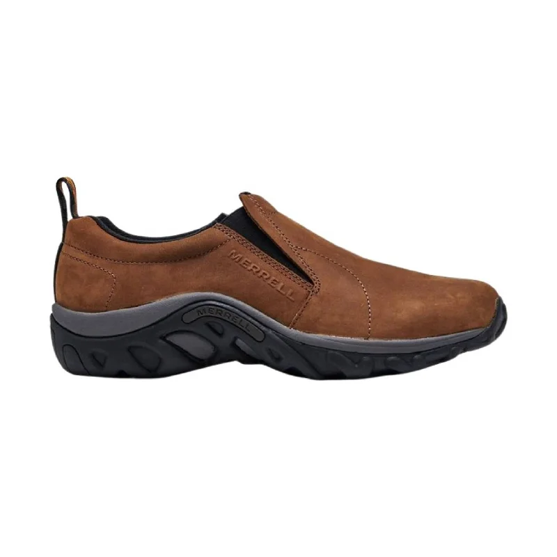 Men's Shock-Resistant Shoes Merrell Men's Jungle Moc Nubuck - Brown
