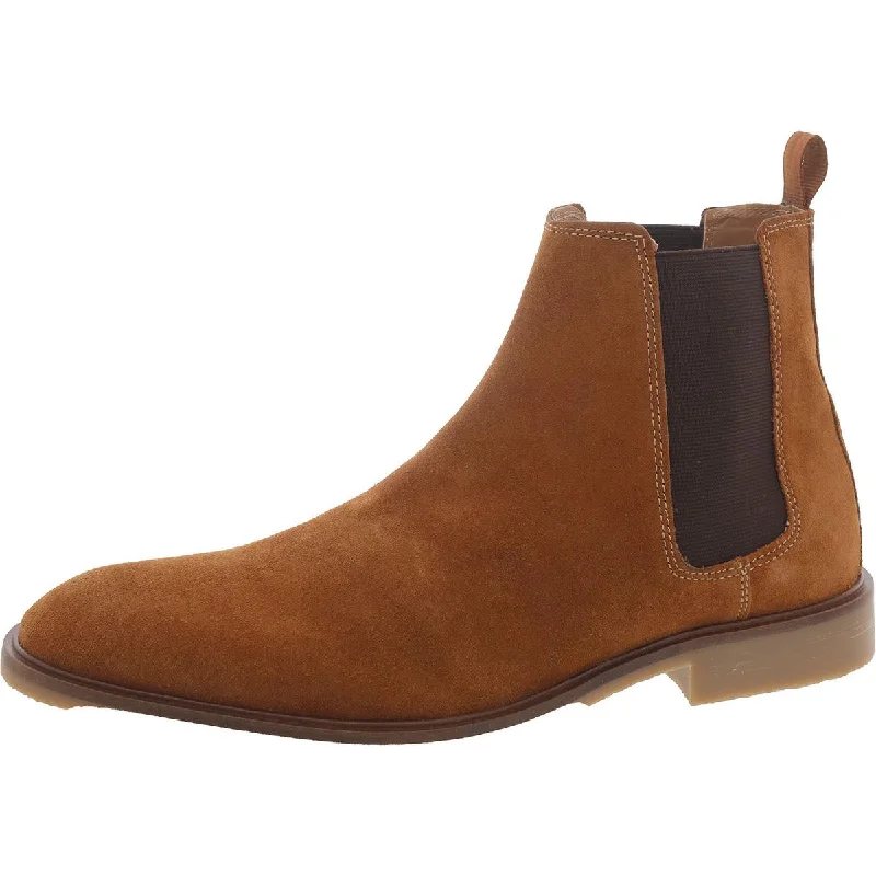 Men's Premium Shoes Steve Madden Mens Romika Mixed Media Ankle Chelsea Boots