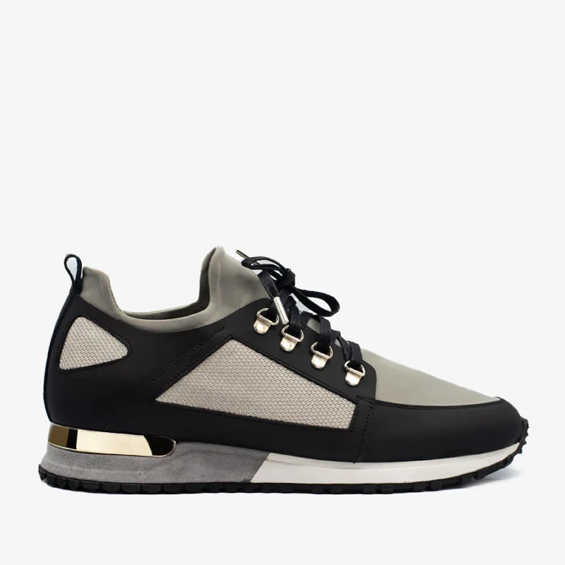 Men's Lightweight Boots The Emir Grey Leather Men  Sneaker Final Sale!