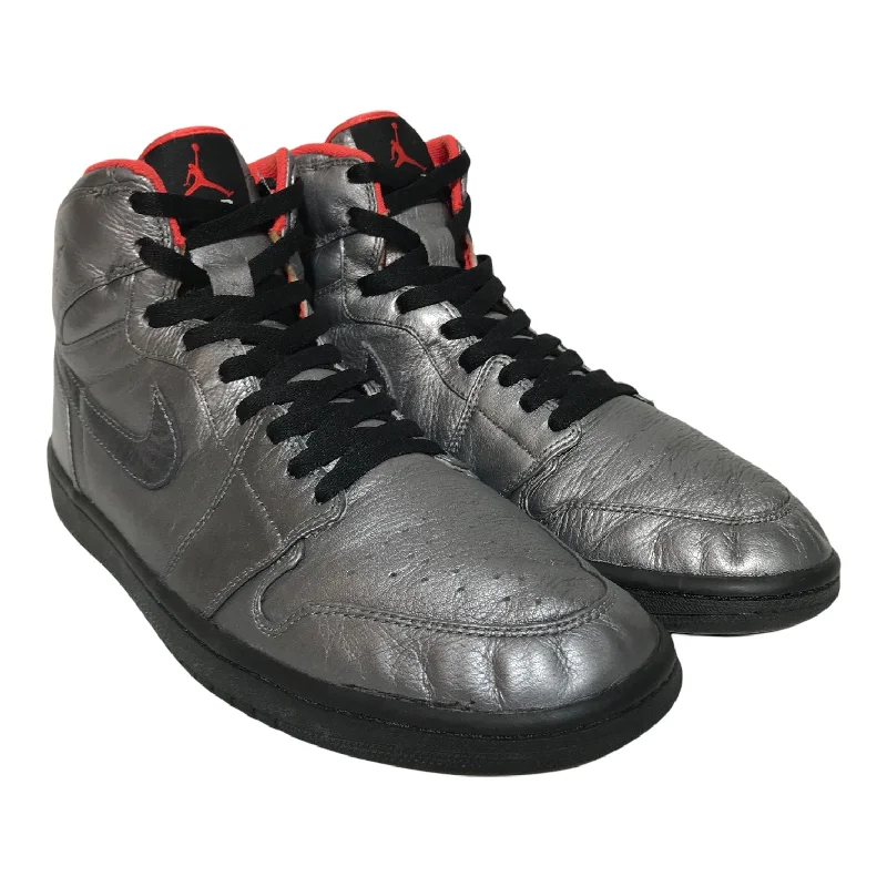 Men's Shock-Resistant Boots Jordan/1 RETRO PEWTER/Hi-Sneakers/US11.5/SLV/Leather/Plain Men's Shock-Resistant Boots Jordan/1 RETRO PEWTER/Hi-Sneakers/US11.5/SLV/Leather/Plain