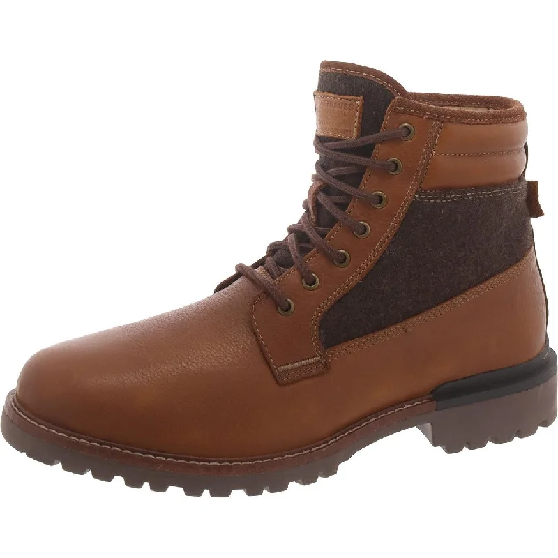 Men's Durable Boots Levi's Mens Leather Lace-Up Chukka Boots