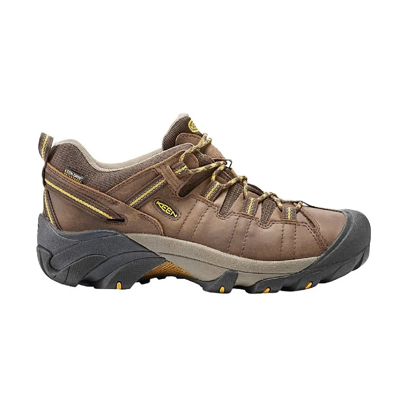 Men's High-Quality Boots KEEN Men's Targhee II Waterproof - Cascade Brown/Golden Yellow Men's High-Quality Boots KEEN Men's Targhee II Waterproof - Cascade Brown/Golden Yellow