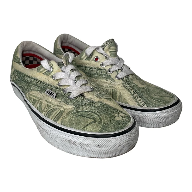 Men's Eco-Friendly Shoes Supreme/VANS/Low-Sneakers/US 10/All Over Print/Cotton/MLT/money Men's Eco-Friendly Shoes Supreme/VANS/Low-Sneakers/US 10/All Over Print/Cotton/MLT/money