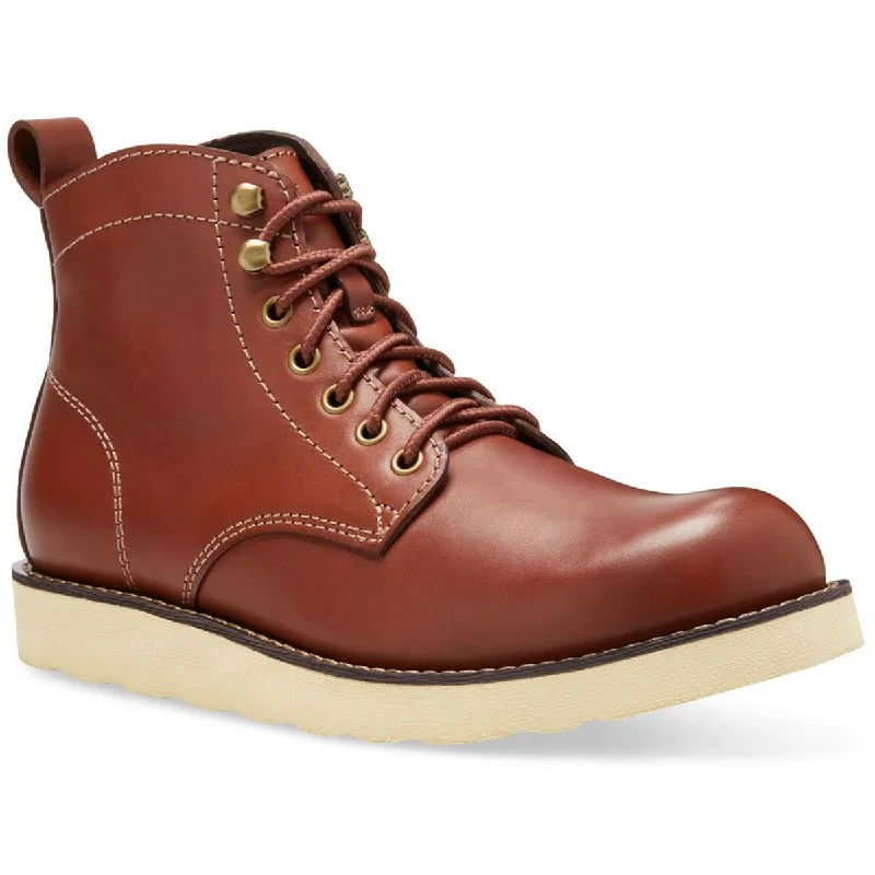 Men's Reinforced Sole Boots Eastland Mens Jackman Leather Lace-Up Ankle Boots