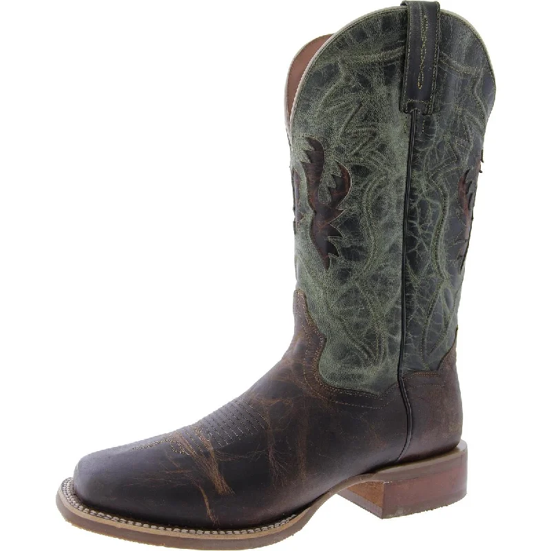 Men's Shock-Resistant Shoes Dan Post Mens Pull On Casual Cowboy, Western Boots