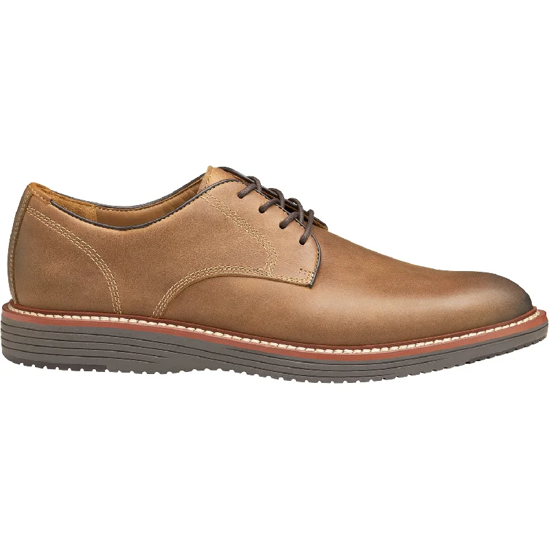 Clearance Sale On Men's Shoes Men's Johnston & Murphy Upton Plain Toe Tan Oiled Full Grain Leather Clearance Sale On Men's Shoes Men's Johnston & Murphy Upton Plain Toe Tan Oiled Full Grain Leather