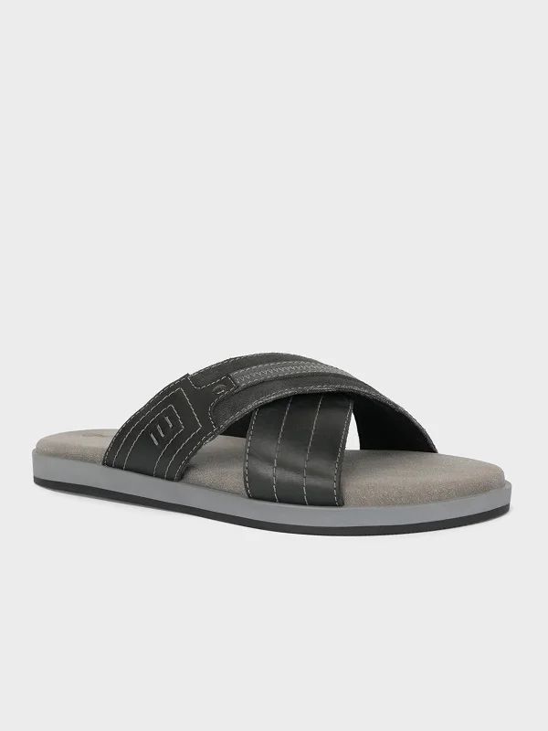 Men's Stylish Shoes Mens "DUCASSE" Casual Open Toe Slippers
