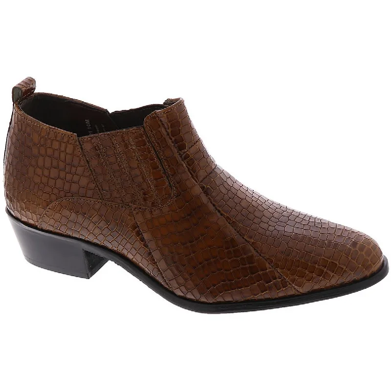 Men's Ergonomic Boots Stacy Adams Mens SANDOVAL Leather Slip On Ankle Boots