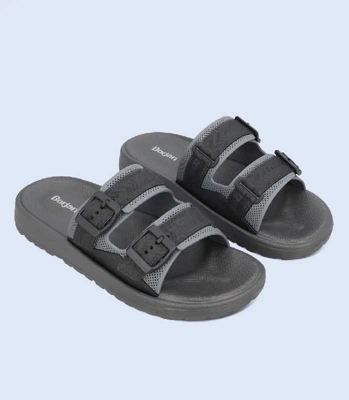 Men's Casual Shoes BM6636-GREY-Men Slipper